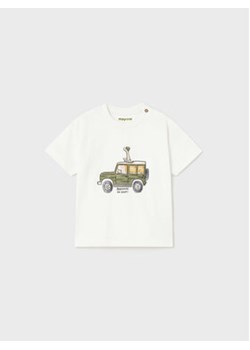 Mayoral T-Shirt 1029 Biały Regular Fit ze sklepu MODIVO w kategorii Koszulki niemowlęce - zdjęcie 168566582