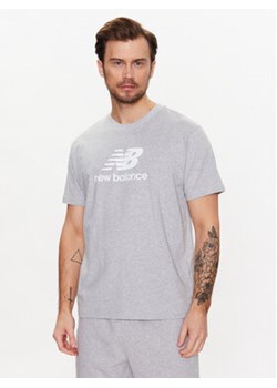 New Balance T-Shirt MT31541 Szary Relaxed Fit ze sklepu MODIVO w kategorii T-shirty męskie - zdjęcie 168566613