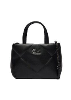 Calvin Klein Torebka Re-Lock Quilt Tote Mini K60K611340 Czarny ze sklepu MODIVO w kategorii Torby Shopper bag - zdjęcie 168566660
