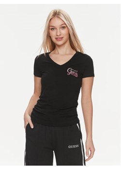 Guess T-Shirt W4RI55 J1314 Czarny Slim Fit ze sklepu MODIVO w kategorii Bluzki damskie - zdjęcie 168566932