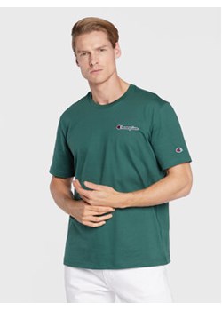 Champion T-Shirt 218006 Zielony Regular Fit ze sklepu MODIVO w kategorii T-shirty męskie - zdjęcie 168566990
