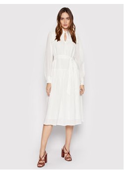 Selected Femme Sukienka codzienna Maxa 16083837 Biały Relaxed Fit ze sklepu MODIVO w kategorii Sukienki - zdjęcie 168568041