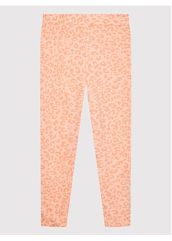 Guess Legginsy K2YB00 K6YW3 Pomarańczowy Slim Fit ze sklepu MODIVO w kategorii Spodnie dziewczęce - zdjęcie 168568451