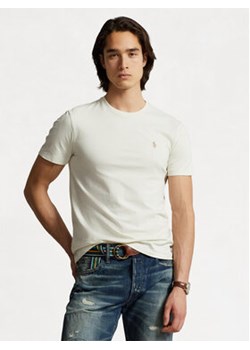 Polo Ralph Lauren T-Shirt 710671438350 Écru Custom Slim Fit ze sklepu MODIVO w kategorii T-shirty męskie - zdjęcie 168569050