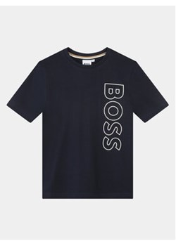 Boss T-Shirt J25O66 D Granatowy Regular Fit ze sklepu MODIVO w kategorii T-shirty chłopięce - zdjęcie 168569141