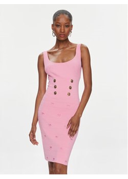 Pinko Sukienka dzianinowa Cactus 102879 A1LK Różowy Slim Fit ze sklepu MODIVO w kategorii Sukienki - zdjęcie 168569322