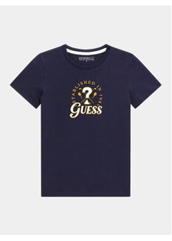 Guess T-Shirt L4RI10 K8HM4 Granatowy Regular Fit ze sklepu MODIVO w kategorii T-shirty chłopięce - zdjęcie 168569571