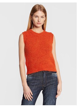 Sisley Sweter 102VM101X Pomarańczowy Regular Fit ze sklepu MODIVO w kategorii Swetry damskie - zdjęcie 168569901