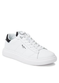 Pepe Jeans Sneakersy PMS30981 Biały ze sklepu MODIVO w kategorii Trampki męskie - zdjęcie 168570024