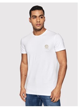 Versace T-Shirt Mc Girocollo Intimo Uomo AUU01005 Biały Slim Fit ze sklepu MODIVO w kategorii T-shirty męskie - zdjęcie 168570120