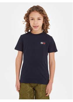 Tommy Hilfiger T-Shirt New York Flag KB0KB08626 M Granatowy Regular Fit ze sklepu MODIVO w kategorii T-shirty chłopięce - zdjęcie 168570271