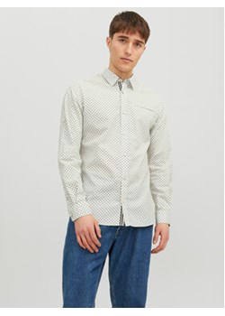 Jack&Jones Koszula 12235969 Biały Slim Fit ze sklepu MODIVO w kategorii Koszule męskie - zdjęcie 168570423