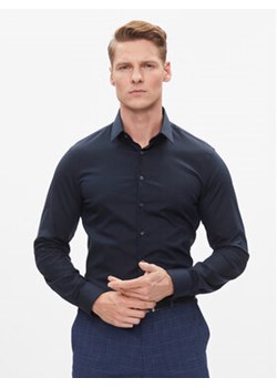 Calvin Klein Koszula K10K112301 Granatowy Slim Fit ze sklepu MODIVO w kategorii Koszule męskie - zdjęcie 168570612