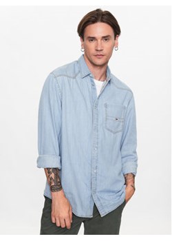 Tommy Jeans Koszula jeansowa Western DM0DM16609 Niebieski Relaxed Fit ze sklepu MODIVO w kategorii Koszule męskie - zdjęcie 168570623