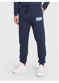 DKNY Spodnie dresowe N5_6874_DKY Granatowy Regular Fit ze sklepu MODIVO w kategorii Spodnie męskie - zdjęcie 168570752