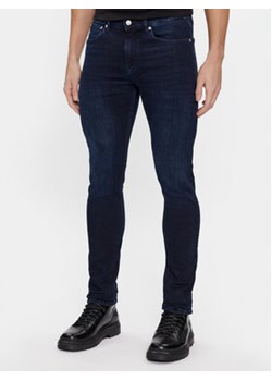 Calvin Klein Jeans Jeansy J30J323695 Granatowy Skinny Fit ze sklepu MODIVO w kategorii Jeansy męskie - zdjęcie 168570813