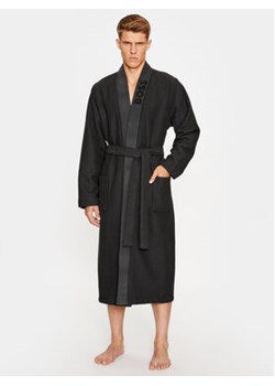 Boss Szlafrok Waffle Kimono 50469787 Czarny ze sklepu MODIVO w kategorii Szlafroki męskie - zdjęcie 168570943