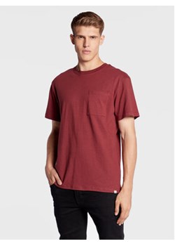 Solid T-Shirt 21107372 Bordowy Regular Fit ze sklepu MODIVO w kategorii T-shirty męskie - zdjęcie 168571110