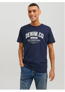Jack&Jones T-Shirt Jeans 12210949 Granatowy Regular Fit ze sklepu MODIVO w kategorii T-shirty męskie - zdjęcie 168571272