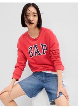 Gap Bluza 554936-14 Czerwony Regular Fit ze sklepu MODIVO w kategorii Bluzy damskie - zdjęcie 168571303