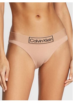 Calvin Klein Underwear Figi klasyczne 000QF6775E Beżowy ze sklepu MODIVO w kategorii Majtki damskie - zdjęcie 168571480