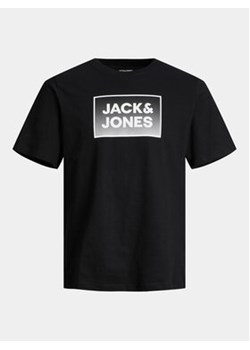 Jack&Jones Junior T-Shirt Steel 12249633 Czarny Standard Fit ze sklepu MODIVO w kategorii T-shirty chłopięce - zdjęcie 168571733