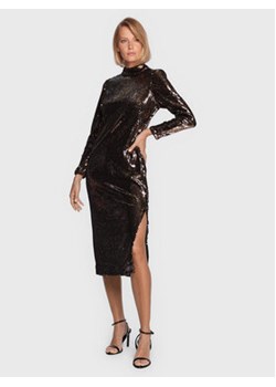 Ted Baker Sukienka koktajlowa Brookly 265512 Brązowy Slim Fit ze sklepu MODIVO w kategorii Sukienki - zdjęcie 168572181