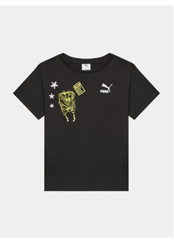 Puma T-Shirt Puma X Spongebob 622217 Czarny Regular Fit ze sklepu MODIVO w kategorii T-shirty chłopięce - zdjęcie 168572582