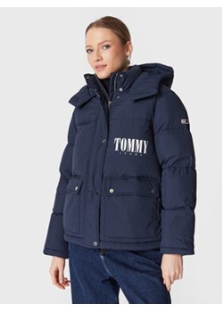 Tommy Jeans Kurtka puchowa A-Line Fashion DW0DW14307 Granatowy Oversize ze sklepu MODIVO w kategorii Kurtki damskie - zdjęcie 168572960
