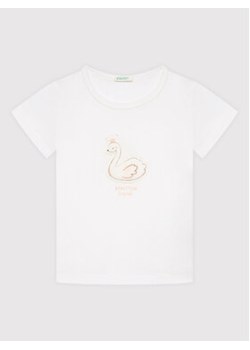 United Colors Of Benetton T-Shirt 3I1XA1007 Biały Regular Fit ze sklepu MODIVO w kategorii Koszulki niemowlęce - zdjęcie 168573020