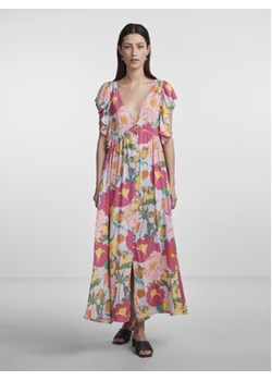 YAS Sukienka 26029717 Fioletowy Regular Fit ze sklepu MODIVO w kategorii Sukienki - zdjęcie 168573022