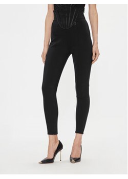Elisabetta Franchi Spodnie materiałowe PA-036-37E2-V420 Czarny Slim Fit ze sklepu MODIVO w kategorii Spodnie damskie - zdjęcie 168573194
