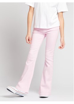 Lee Jeansy Breese Flare Twill LEG5066 Różowy Regular Fit ze sklepu MODIVO w kategorii Spodnie dziewczęce - zdjęcie 168573384