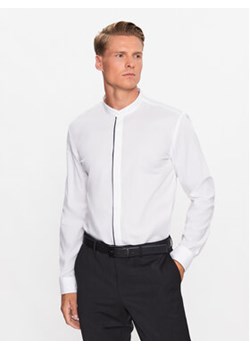 Boss Koszula 50484506 Biały Slim Fit ze sklepu MODIVO w kategorii Koszule męskie - zdjęcie 168574422