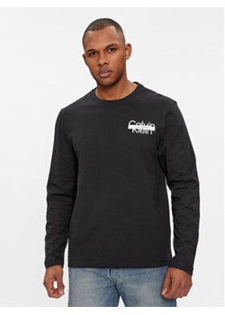 Calvin Klein Longsleeve Logo K10K112891 Czarny Regular Fit ze sklepu MODIVO w kategorii T-shirty męskie - zdjęcie 168574822