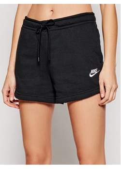 Nike Szorty sportowe Sportswear Essential CJ2158 Czarny Standard Fit ze sklepu MODIVO w kategorii Szorty - zdjęcie 168575103