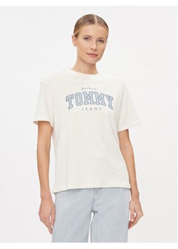 Tommy Jeans T-Shirt Varsity Lux DW0DW17375 Biały Relaxed Fit ze sklepu MODIVO w kategorii Bluzki damskie - zdjęcie 168575172