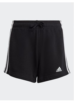 adidas Szorty sportowe Essentials 3-Stripes Shorts IC3631 Czarny Regular Fit ze sklepu MODIVO w kategorii Spodenki chłopięce - zdjęcie 168575284