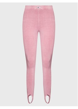 Reebok Legginsy Classics Natural Dye Stirrup HK4961 Różowy Slim Fit ze sklepu MODIVO w kategorii Spodnie damskie - zdjęcie 168575344