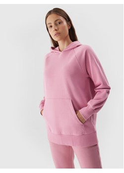 4F Bluza 4FAW23TSWSF0725 Różowy Regular Fit ze sklepu MODIVO w kategorii Bluzy damskie - zdjęcie 168575363