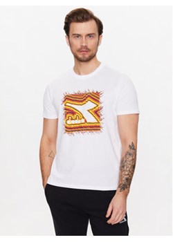 Diadora T-Shirt Ss Frieze 102.179313 Biały Regular Fit ze sklepu MODIVO w kategorii T-shirty męskie - zdjęcie 168575401