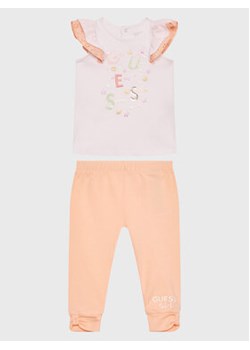 Guess Komplet t-shirt i legginsy A3GG04 K6YW0 Kolorowy Regular Fit ze sklepu MODIVO w kategorii Komplety niemowlęce - zdjęcie 168575881