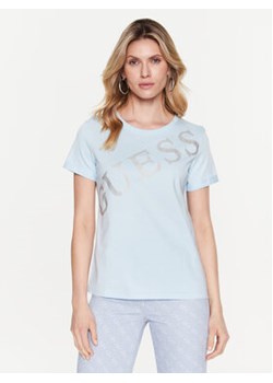 Guess T-Shirt Benita W3RI27 JA914 Niebieski Regular Fit ze sklepu MODIVO w kategorii Bluzki damskie - zdjęcie 168576331