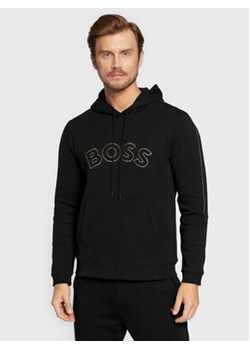 Boss Bluza Soody 2 50477131 Czarny Regular Fit ze sklepu MODIVO w kategorii Bluzy męskie - zdjęcie 168576491