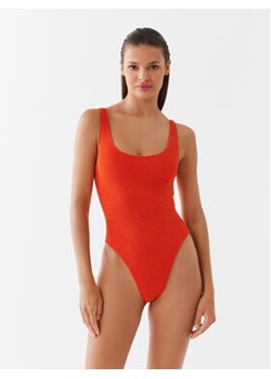 Calvin Klein Swimwear Strój kąpielowy KW0KW02214 Pomarańczowy ze sklepu MODIVO w kategorii Stroje kąpielowe - zdjęcie 168576783