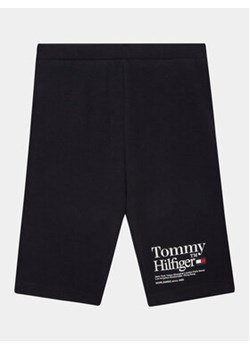 Tommy Hilfiger Szorty sportowe Timeless KG0KG07253 Granatowy Slim Fit ze sklepu MODIVO w kategorii Spodenki dziewczęce - zdjęcie 168576873