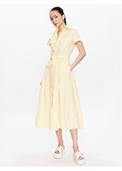 Polo Ralph Lauren Sukienka koszulowa 211904864001 Żółty Regular Fit ze sklepu MODIVO w kategorii Sukienki - zdjęcie 168577070