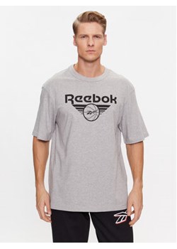 Reebok T-Shirt Basketball IL4423 Szary Regular Fit ze sklepu MODIVO w kategorii T-shirty męskie - zdjęcie 168577791
