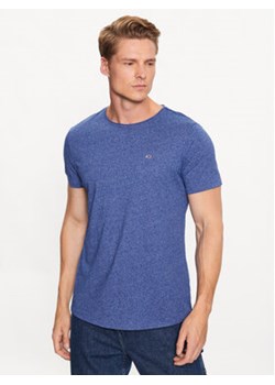 Tommy Jeans T-Shirt Jaspe DM0DM09586 Granatowy Slim Fit ze sklepu MODIVO w kategorii T-shirty męskie - zdjęcie 168578044