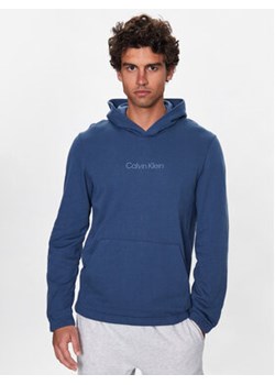 Calvin Klein Performance Bluza 00GMS3W303 Niebieski Regular Fit ze sklepu MODIVO w kategorii Bluzy męskie - zdjęcie 168578152
